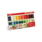 Gütermann Sew All Thread Rainbow 20 PACK with 100m Reels