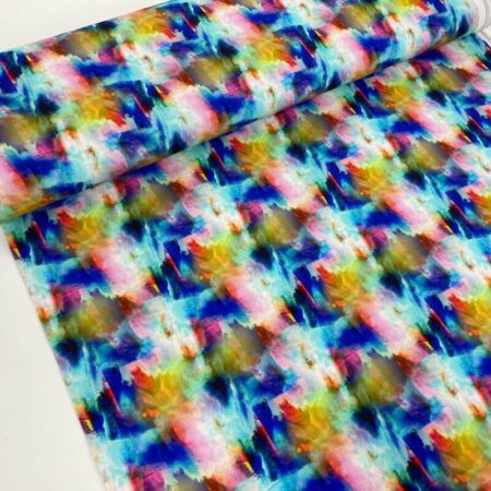 Rainbow Mist Linen Rayon Blend