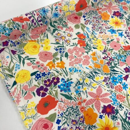 Flower Garden Cotton Poplin
