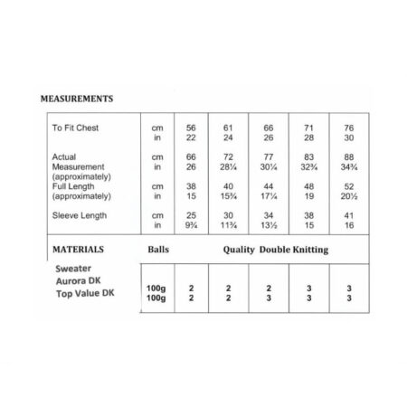 Sweater Pattern JB846 - Image 2
