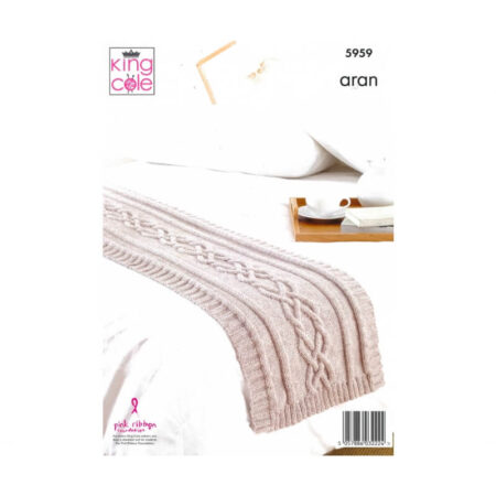 King Cole Blanket, Floor Cushion and Bed Runner Pattern 5959 - Image 2