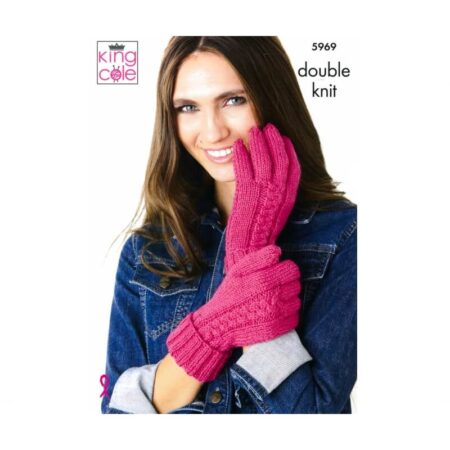 King Cole Gloves and Mittens Pattern 5969