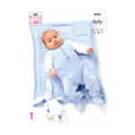 Jacket, Dungarees, Bootees & Blanket Pattern 5983