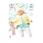 Matinee Jacket, Cardigan and Hat Pattern 5984