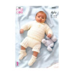 Sweater, Pants and Bootees Pattern 5985