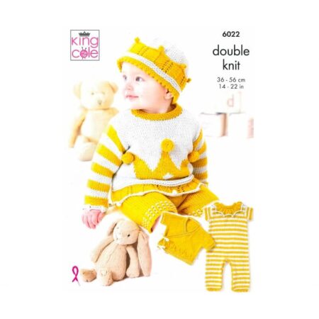 King Cole Baby Set Pattern 6022