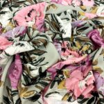 Madrid Floral Polyester Crepe
