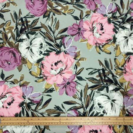 Madrid Floral Polyester Crepe - Image 2