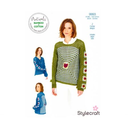 Crochet Cardigan & Sweater Pattern 9993