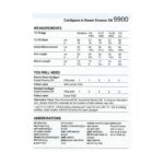 Cardigans Pattern 9900