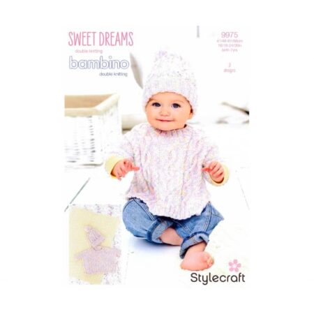 Poncho, Hat and Blanket Pattern 9975