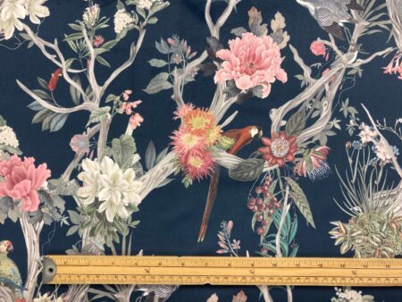 Chinoise Midnight Upholstery Velvet - Image 2