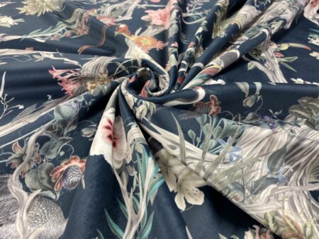 Chinoise Midnight Upholstery Velvet - Image 5