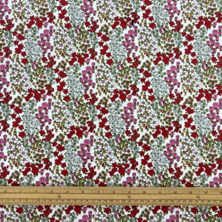 Packed Border Flowers Cotton Poplin - Image 4