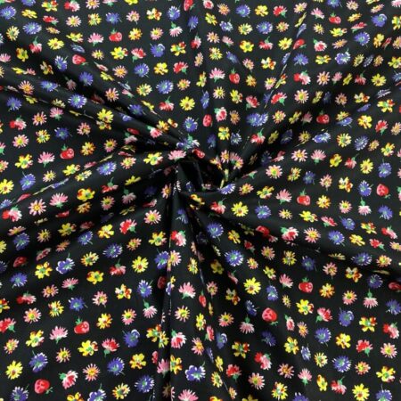 Flower Head Cotton Poplin - Image 3