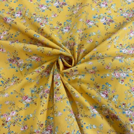Vintage Climbing Rose Cotton Poplin - Image 3