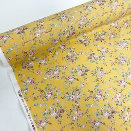 Vintage Climbing Rose Cotton Poplin