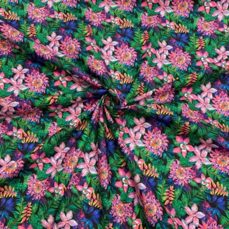 Tropical Floral Cotton Poplin - Image 9