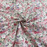 Busy Spring Flowers Poplin