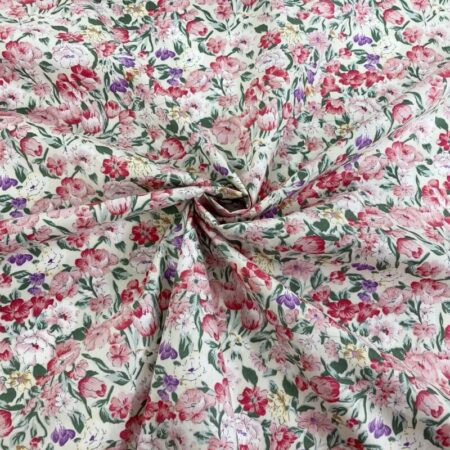 Busy Spring Flowers Poplin - Image 2