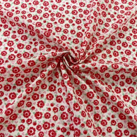 Pink Poppy Cotton Poplin