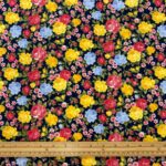 Multicolour Roses Cotton Poplin