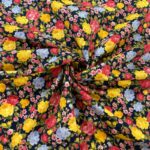 Multicolour Roses Cotton Poplin