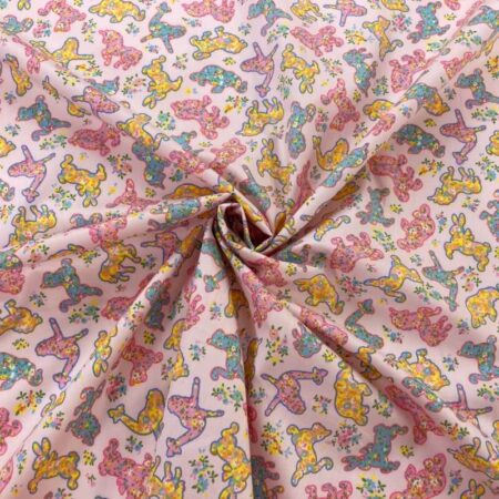 Floral Animal Cotton Poplin - Image 3