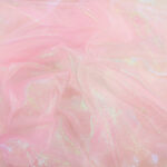 Iridescent Crinkle Organza