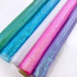 Iridescent Crinkle Organza