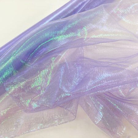Iridescent Crinkle Organza - Image 4