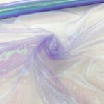 Iridescent Crinkle Organza