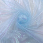 Iridescent Crinkle Organza