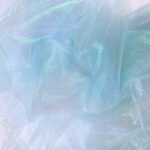 Iridescent Crinkle Organza