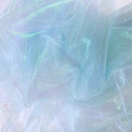Iridescent Crinkle Organza - Image 8