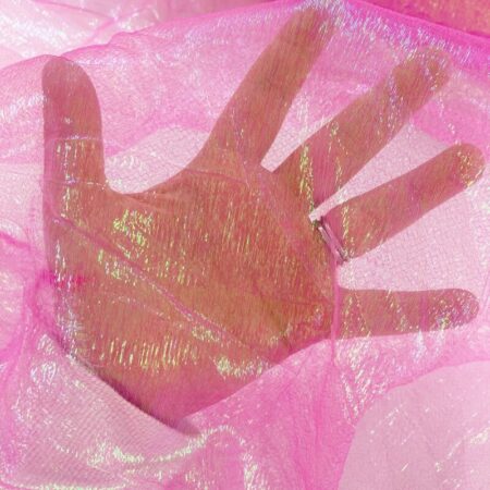 Iridescent Crinkle Organza - Image 11