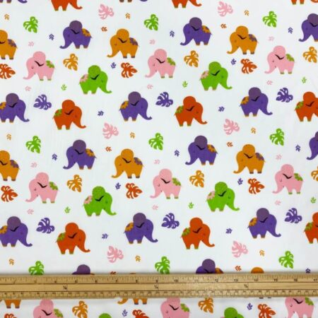 Baby Elephant Polycotton - Image 2