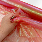 Iridescent Crinkle Organza