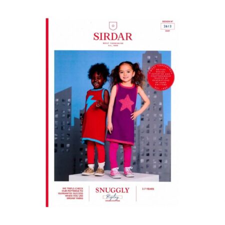 Sirdar Star & Lightening Motif Dress Pattern 2613