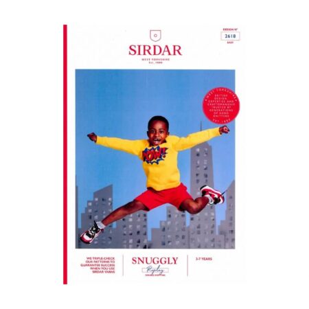 Sirdar Pow! Sweater Pattern 2618