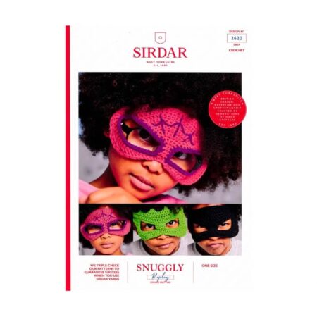 Sirdar Crochet Masks Pattern 2620