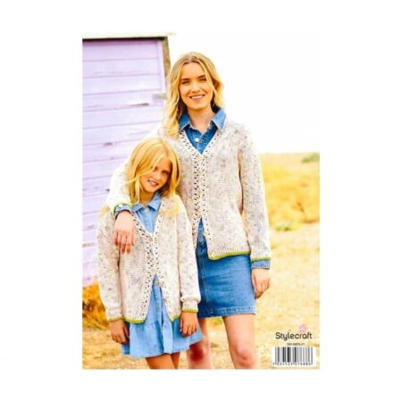 Stylecraft Aran Sweater and Cardigan Pattern 9970 - Image 2