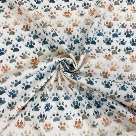 Dog Paw Prints Cotton - Image 4
