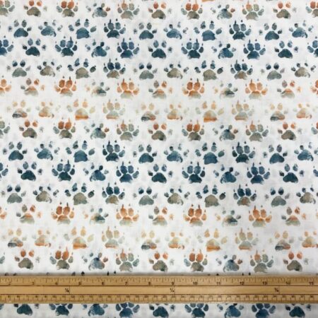 Dog Paw Prints Cotton - Image 5