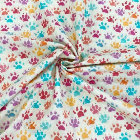 Dog Paw Prints Cotton - Image 8