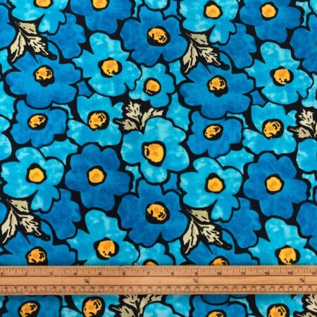 Pansy Daydream Cotton Poplin - Image 2