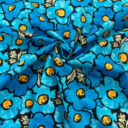 Pansy Daydream Cotton Poplin - Image 3