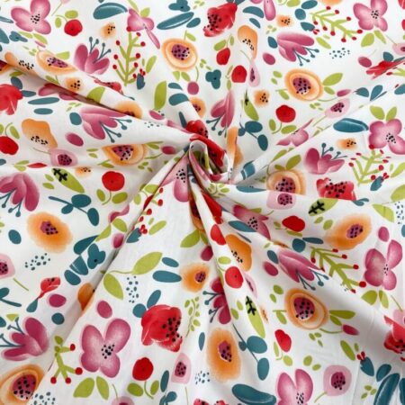 Summertime Floral Cotton Poplin - Image 2