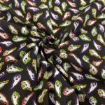 Flying Ghosts Halloween Polycotton