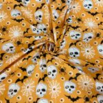 One Eyed Skulls Halloween Polycotton